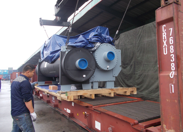 BETA LOGISTICS LIMITED Loaded Chiller  on Flat Rack